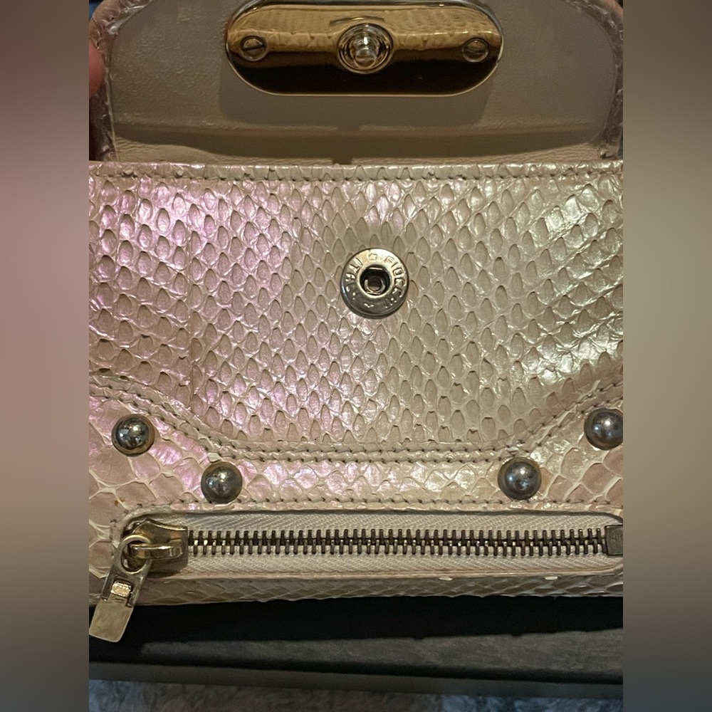 Versace Metallic Python Medusa Wallet Wallet - image 2